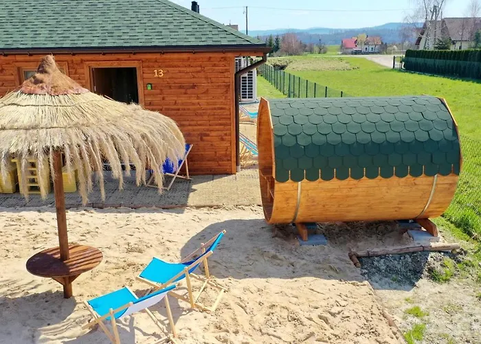 Przy Jeziorze Zywieckim Z Widokiem Na Skrzyczne Żywiec